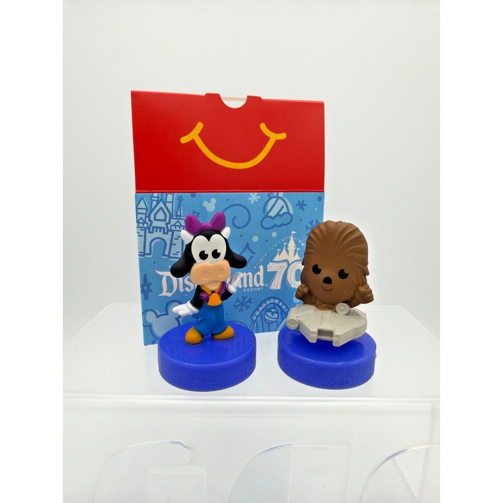 Disneyland 70 McDonald's Happy Meal‎ Toys Clarabelle Cow & Chewbacca
